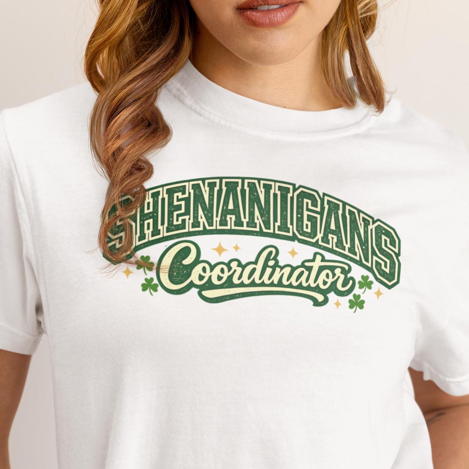 St Patricks s tee - Shenanigans Coordinator Cotton Tee 3XL