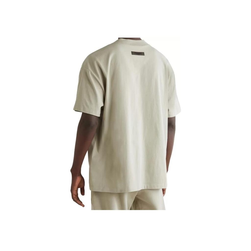 Fear Of God Essentials Short Sleeve T-Shirt Women Tops Egg-Shell FOG-FW22-009