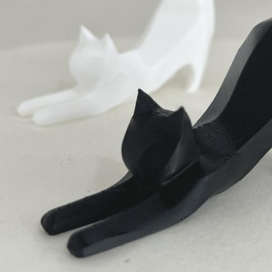 1/2/3Pcs Lifelike Cat Sculpture 3D Printed Handcrafted Simulation Cat Ornament Party Home Decoration Cat Lover Gift