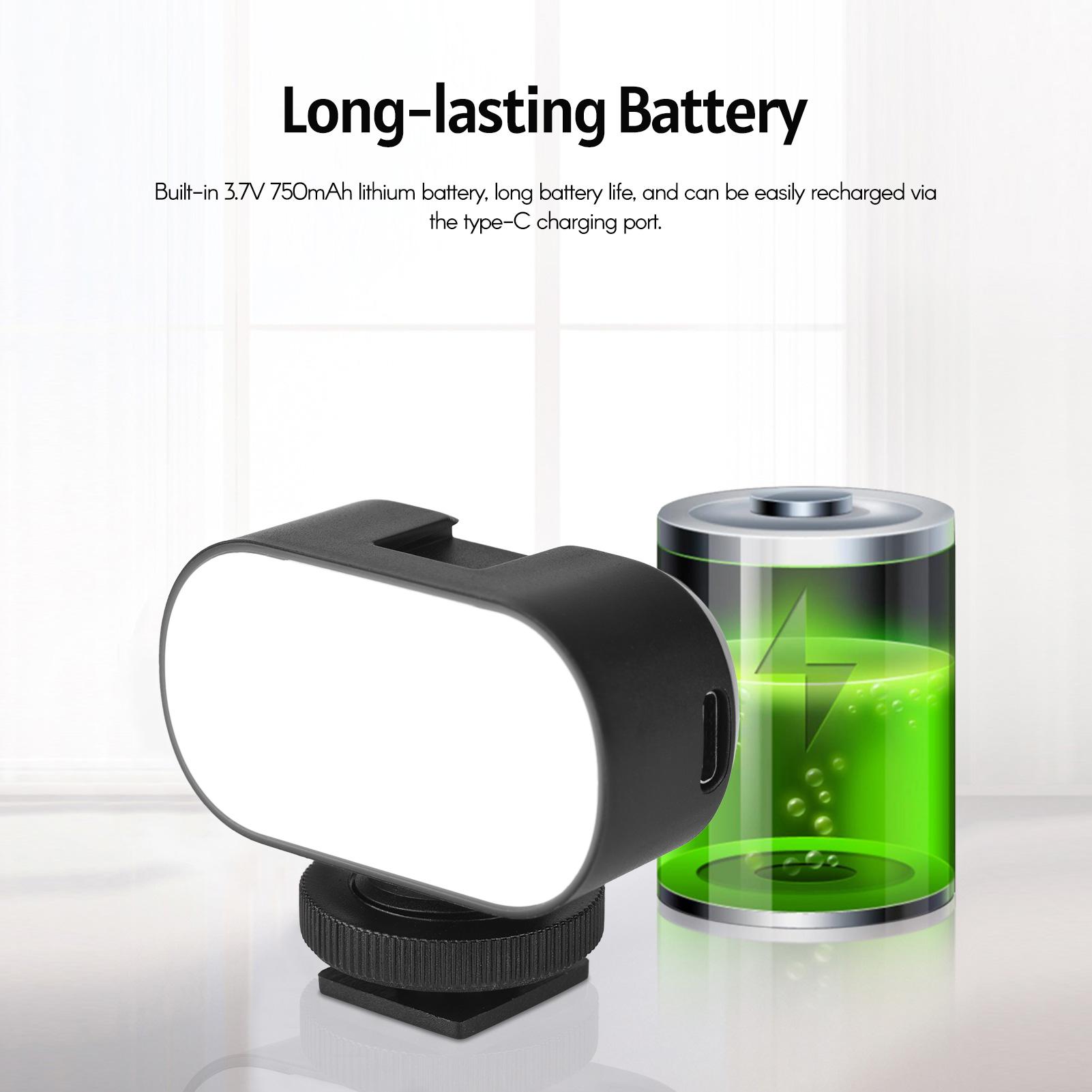 Andoer ST15RGB Мини-светодиодная видеолампа RGB Vlog заполняющая лампа 7 цветных ламп — фото 7