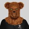 Funny Creative Mouth-opening Animal Head Mask For Costume Parties Halloween Celebrations