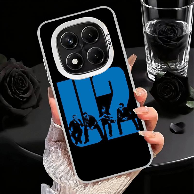 

U-U2 Rock Band Soft Phone Case for Xiaomi Redmi Note 13 14 15 Pro Plus 12S 12 11S 11 11T 10S 10 Shockproof Cover Back Shell Redmi Note 15 4G