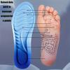 1 Pair of 4D Sports Insoles, High Elastic Soles, Soft and Breathable Shock-absorbing Cushioning Running Insoles