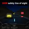 10pcs Car Bumper Reflective Safety Strip Sticker Warning Reflector Tape Auto Car Accessories Exterior Interior Reflector Sticker