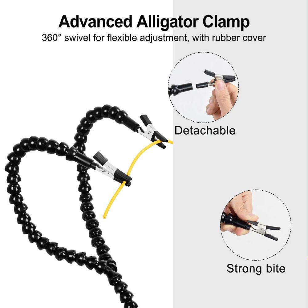 NEW Adjustable Soldering Stand Stable Multi-Purpose Soldering Iron Holder Anti-slip Welding Flexible Arms Jewelry Making