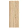 Wall Cabinets 2 pcs Sonoma Oak Wood Based Material