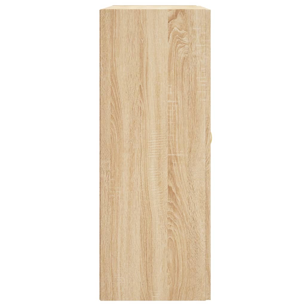 Wall Cabinets 2 pcs Sonoma Oak Wood Based Material