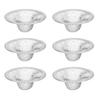 6Pcs Bathtub Drain Hair Catcher Stainless Steel Basket Filter Trap Mesh Sink Drain Strainer for Kitchen Bathroom