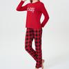 Merry Christmas Pajama Set: Women's English Print, European & American Style