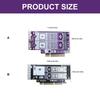 PCIe 5.0 to M.2 NVMe Adapter Card PCIE X8/X16 to M.2 Coverter Expansion Card Support for 2230 2242 2260 2280