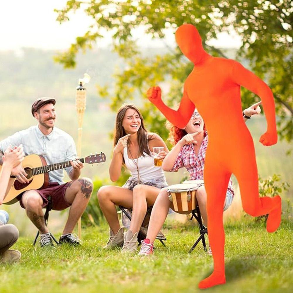Spandex Invisible Costume Full Body Cosplay Bodysuit Fashion Zentai Jumpsuit  for Adult Kids
