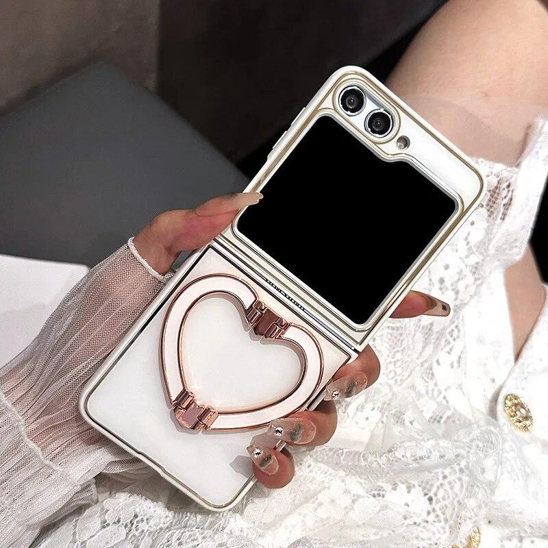 

For Samsung Galaxy Z Flip 5 Slim Design Case With Holster Kickstand