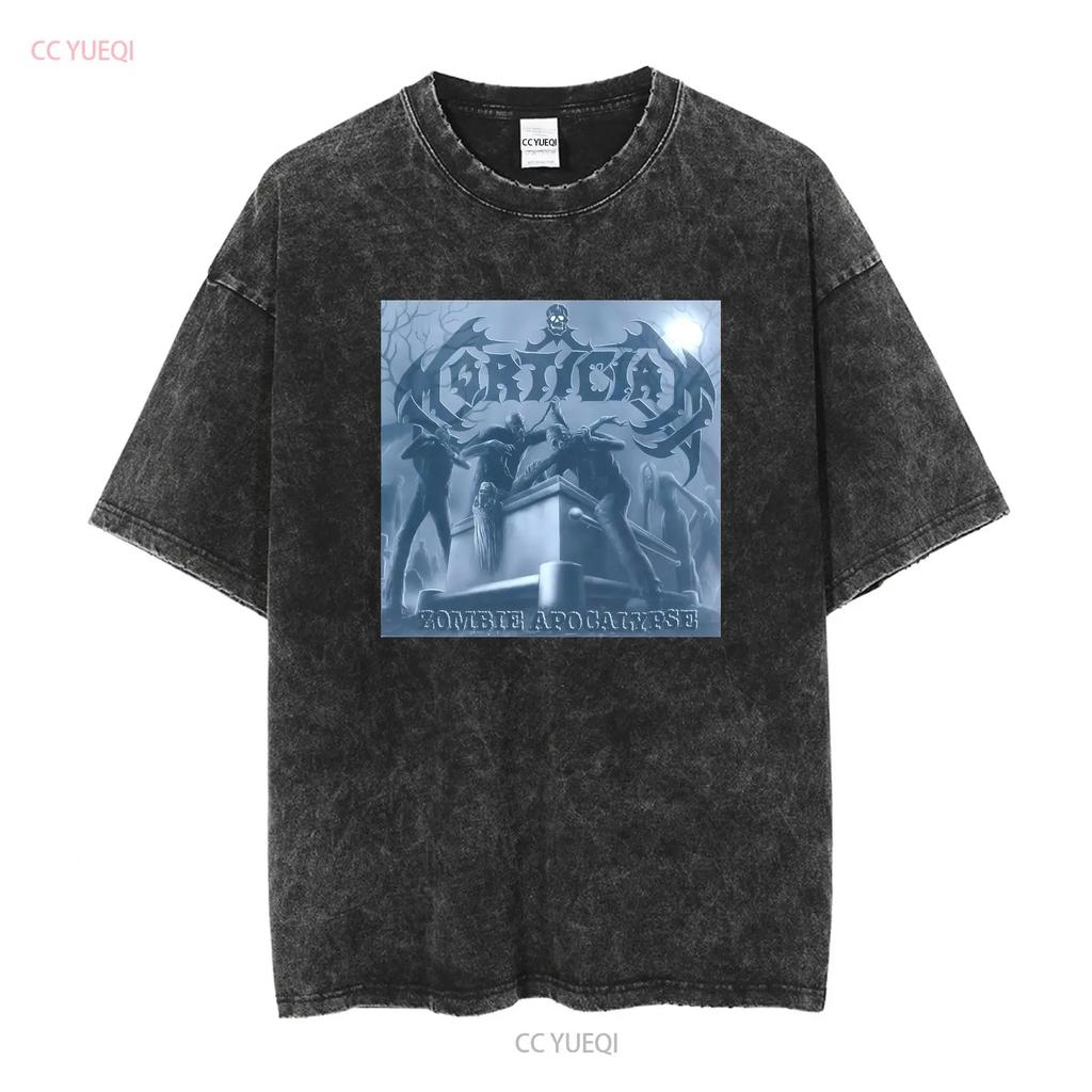 Mortician T Shirt Large Zombie Apocalypse devourment necrophagia incantation long or short sleeves vintage Washed Casual