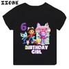 2025 New Kids' 100% Cotton Korean Style Oversized T-Shirts - Breathable Loose Fit Casual Top with Trendy Graphic Tees for Boys