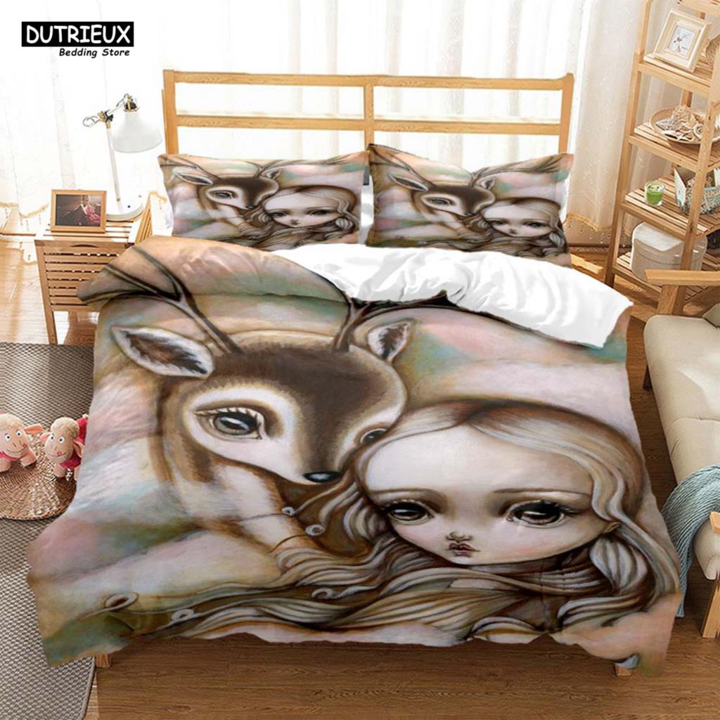 Flamingo Comforter Bedding Sets Winter Duvet Cover Sets Kids,twin Full Queen King Bedroom Set Home Textile Housse De Couette