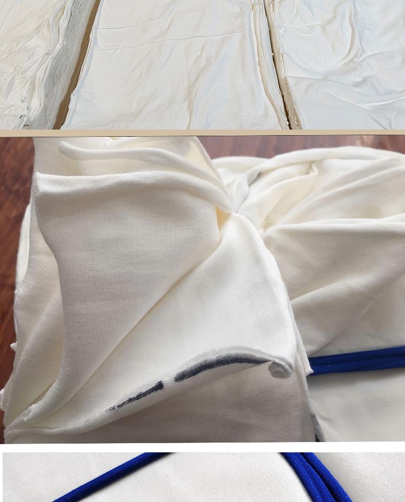 All-Cotton Lint-Free Cleaning Cloth: Absorbent White Scraps for Screens, Plates, Molds