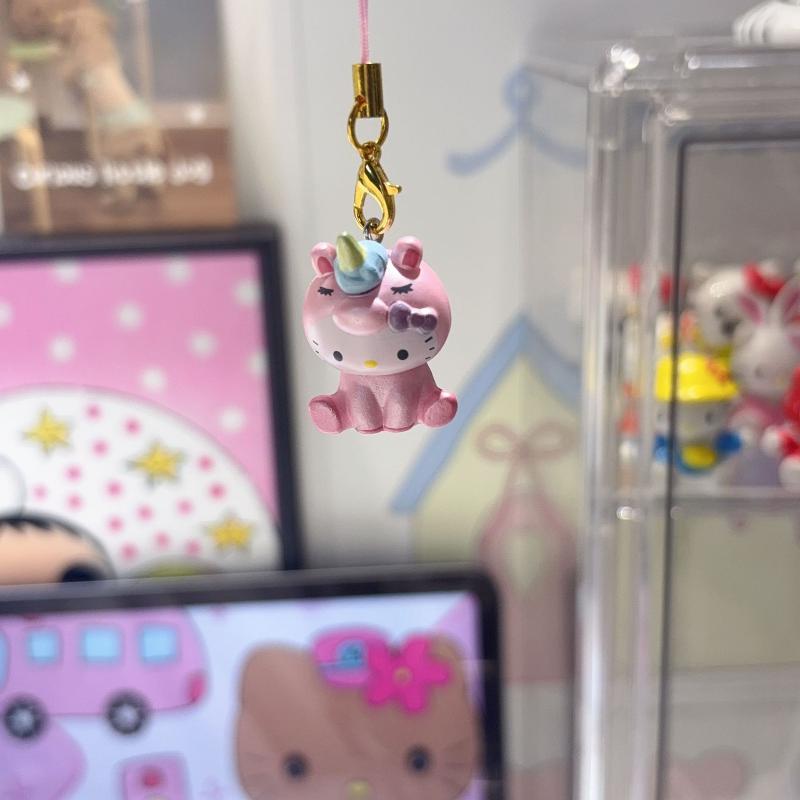 Lange Beine Hello Kitty Handykette Hello Kitty Anhänger Schlüsselanhänger Schmuck für Mädchen Frauen Geschenk Taschen Dekoration