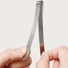 2pcs Sewing Fixed Ruler Stainless Steel Measurement Sewing Ruler Fabric Clip Metal Sewing Curly Edge Clip Sewing Clip