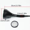 Anti-splash Car Long Mouth Oil Funnel Gasoline Oil Fuel Filling Tools Plastic Engine Funnel Motorcycle Refueling Car Accessories