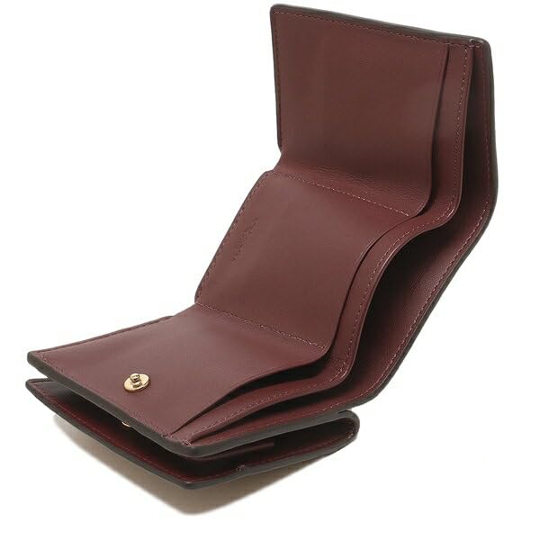 Coach Outlet Tri-fold Mini Wallet, Beige, Women's, 88666 IMTAU [Product Code]