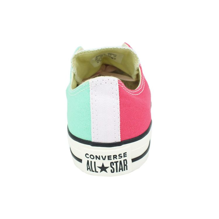 Converse Chuck Taylor All Star Ox Comfortable Low Top Canvas Shoes Red Green Patchwork Women Sneakers 163978C