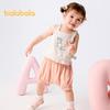 Balabala Girls' Baby Summer Vest & Short Sleeve Set