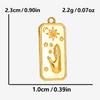6pcs Real Gold Plated Sun Moon Star Charm Cross Stainless Steel Charms For Jewelry Making Supplies Flower Heart Handmade Pendant
