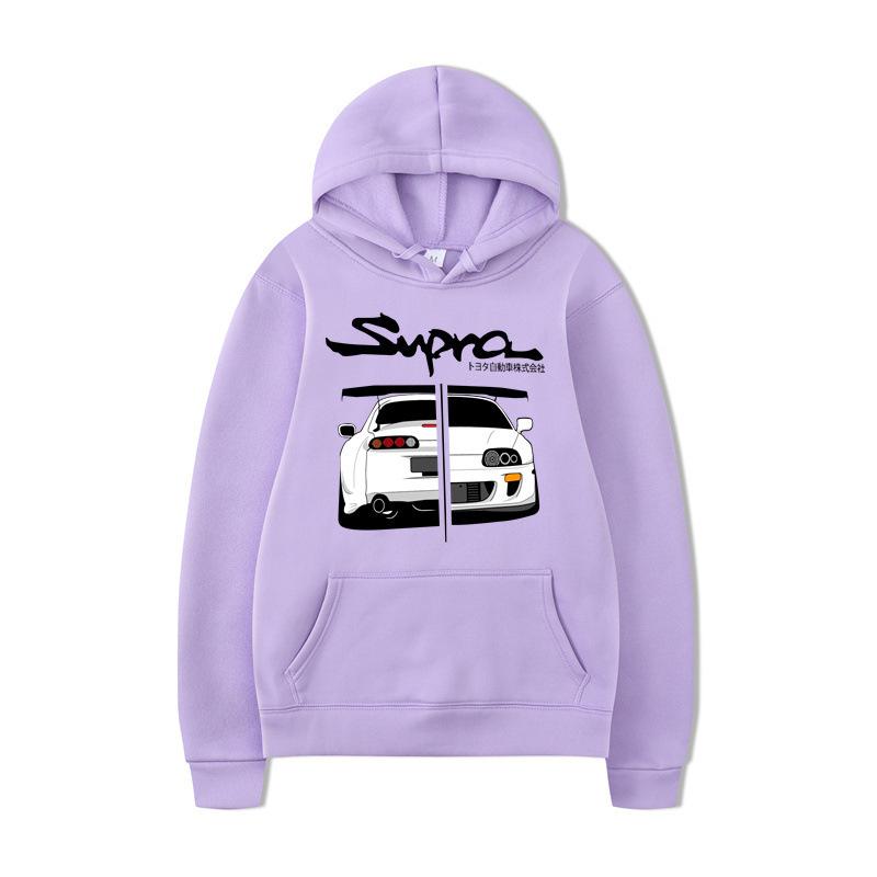 New Men's Daily Sweater, Header D Racing Autumn Sweater with Hat