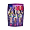 K-POP Demon Hunter Girl Group Dolls: Lumi, Mila, Zoe Vinyl Figures Set