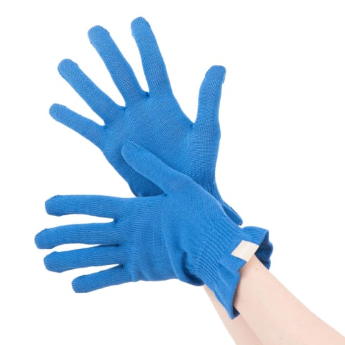 

Перчатки для ухода за руками, 100% шелк asukoi X Сделано в Японии Изготовлены из натуральных материалов для легкого ухода во время сна. Показывали по телевидению и в газетах с тех пор