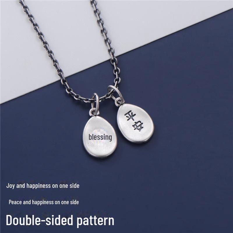 Retro Peace & Happiness Beaded Jewelry Kit: DIY Pendant Bracelet/Necklace