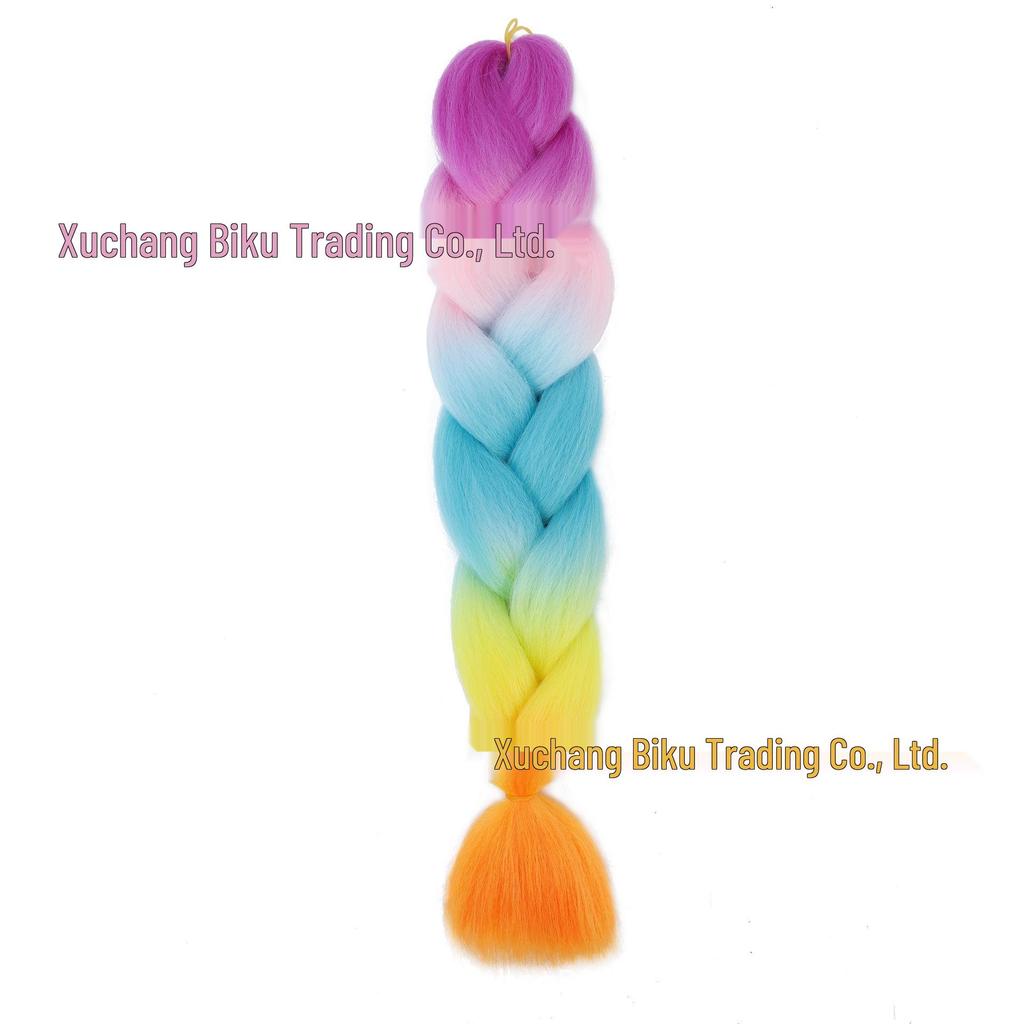 Three, Four, Five-Color Gradient High-Temp Fiber Jumbo Braid Material