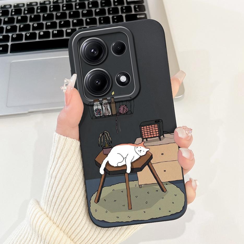 

For Xiaomi Redmi Note 14S Case 6.67 Cute Cat Dinosaur Cartoon Cover Matte Phone Case For Redmi Note 14S Note14S 4G Soft Fundas Redmi Note 14S