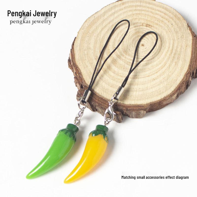 Elastic DIY Jewelry & Phone Lanyard with Lobster Clasp & Metal Tube