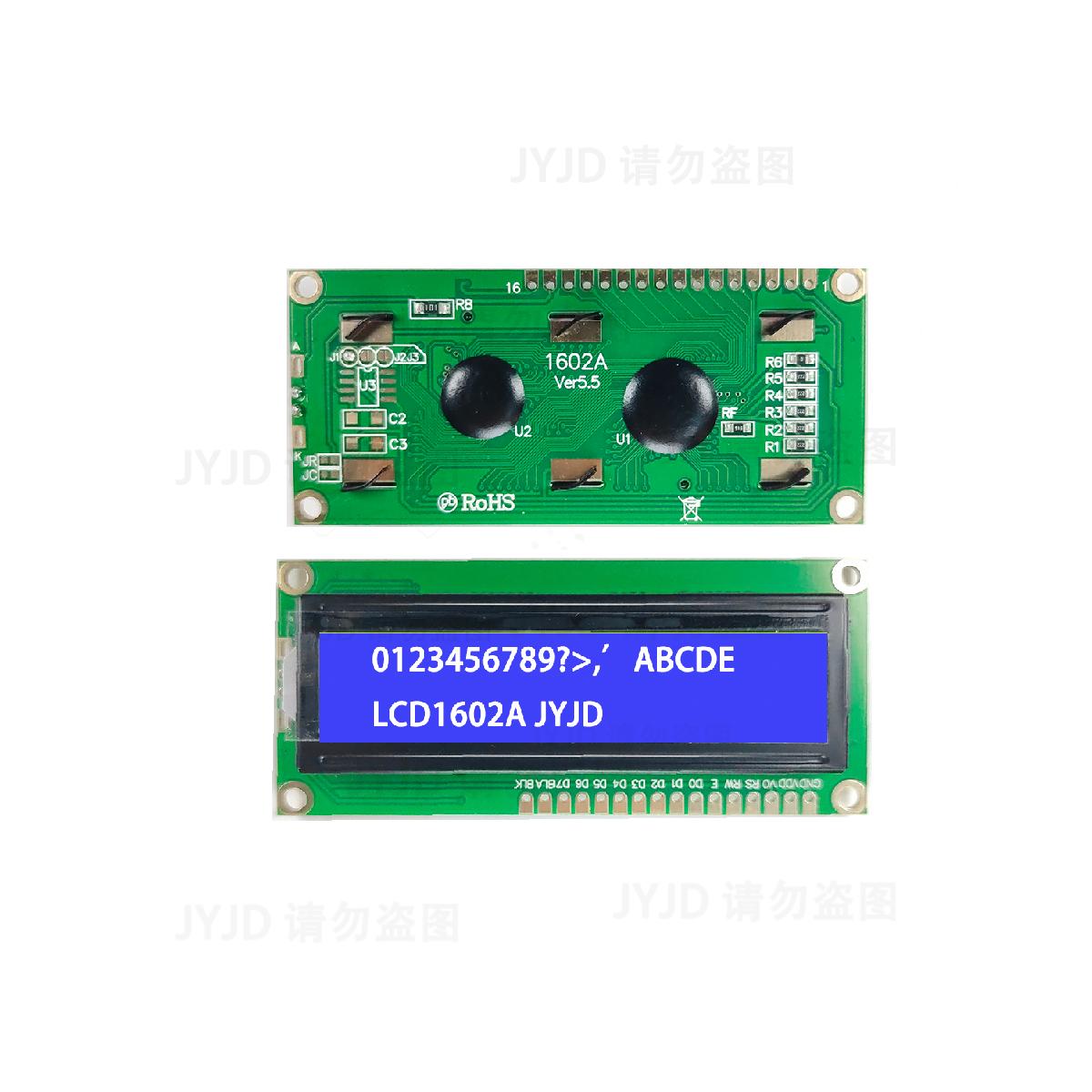 

LCD1602 Module Blue Green Screen For Arduino 0802 LCD Character UNO R3 Mega2560 Display PCF8574T IIC I2C Interface
