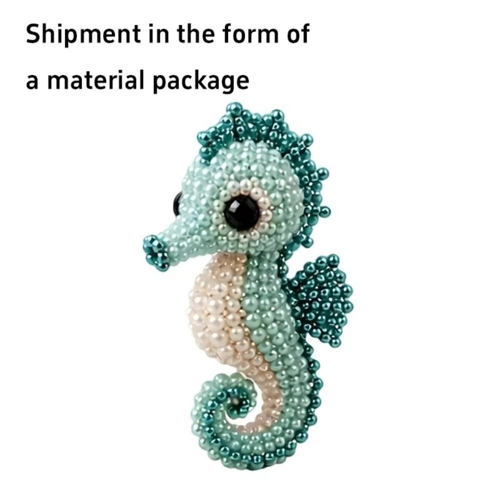 Craft 3D Beaded Animal Kit Animal Shape DIY Bead Craft Kit DIY 3D Beaded Ornament Set Home Decor