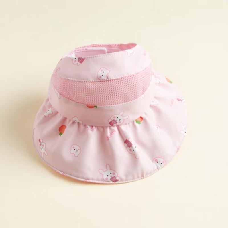 Niedlicher UV-Schutz Fischerhut Weiches Netz Cartoon Tier Netzkappe Dünner Sonnenhut Baby Junge Mädchen