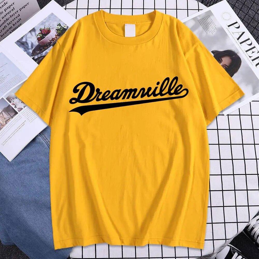 

Рэпер J Cole Dreamville Same Graphics Футболка с коротким рукавом Мужская хлопковая футболка Уличная одежда унисекс Женские футболки большого размера в стиле хип-хоп 4XL