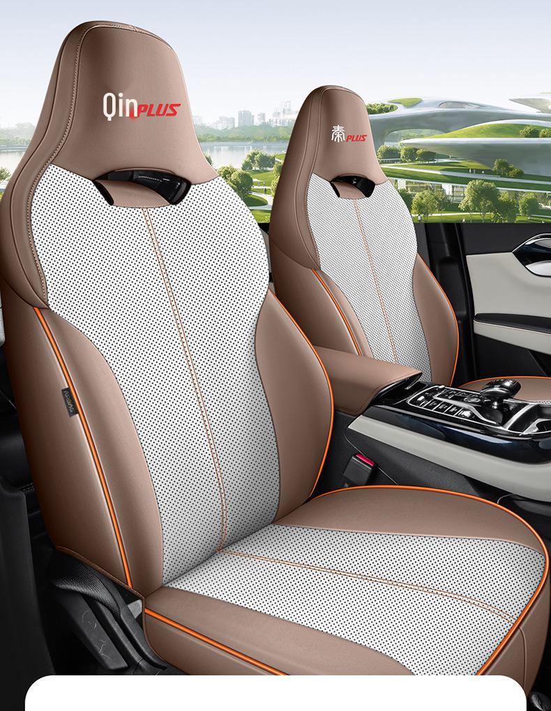 2024 Qin PLUS Champion Edition Car Seat Cover: Full Wrap, All-Season, DMI Compatible