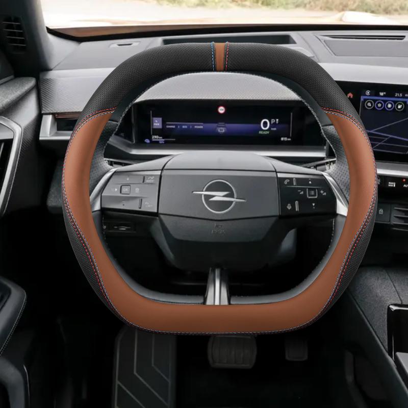 Microfiber Leather Car Steering Wheel Cover