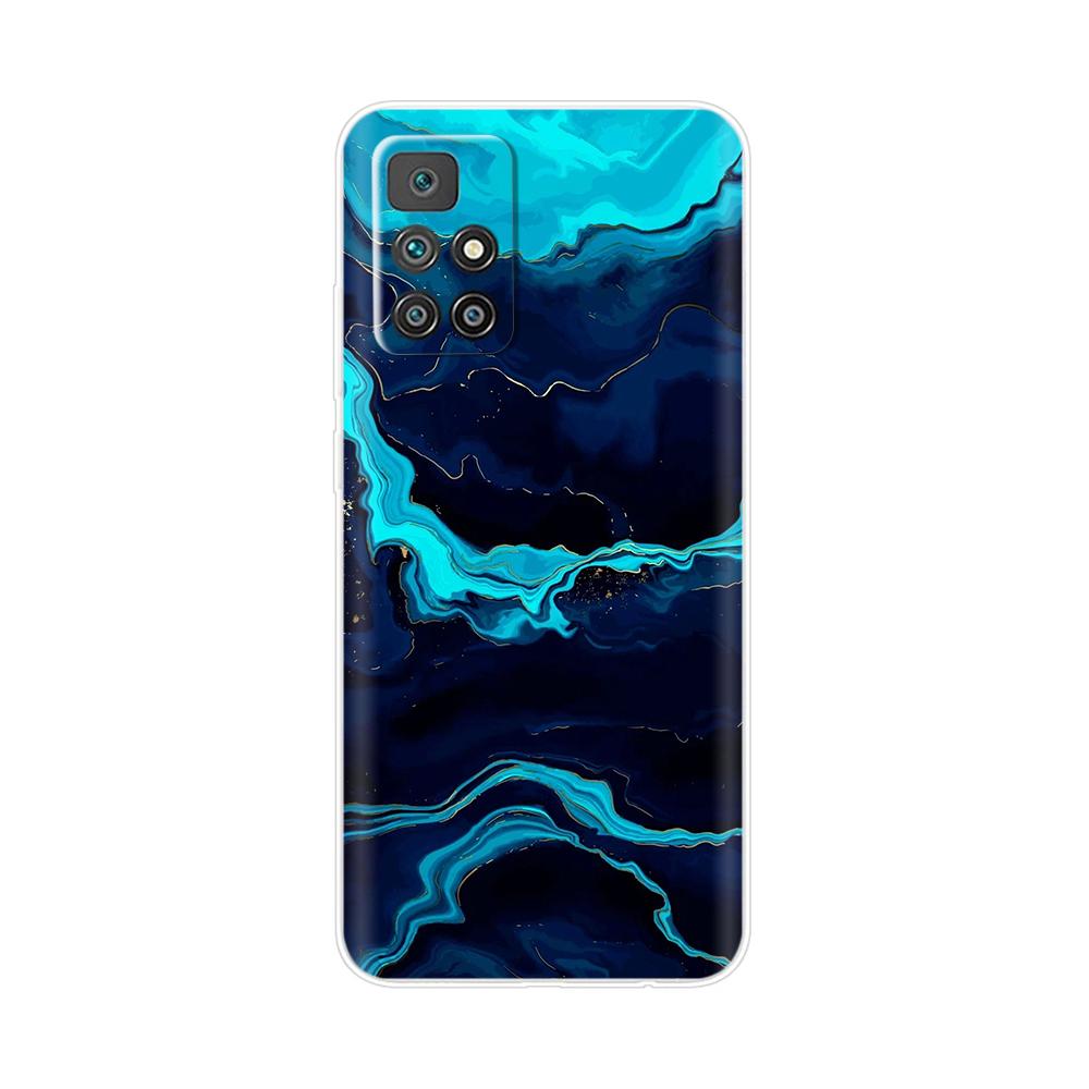 Cover For Xiaomi Redmi 10 Case For Redmi 10 2022 Coque Phone Case Silicone Bumper Shockproof Back Cover For Redmi 10 Fundas 6.5"