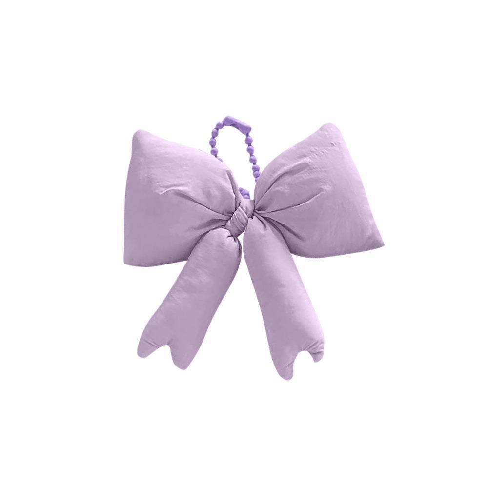 Colored Bow 3D Bow Decoration Cotton Candy Style 3D Design Sweet Bag Pendant Cute Charm Sweet Decoration Bow Bag Pendant