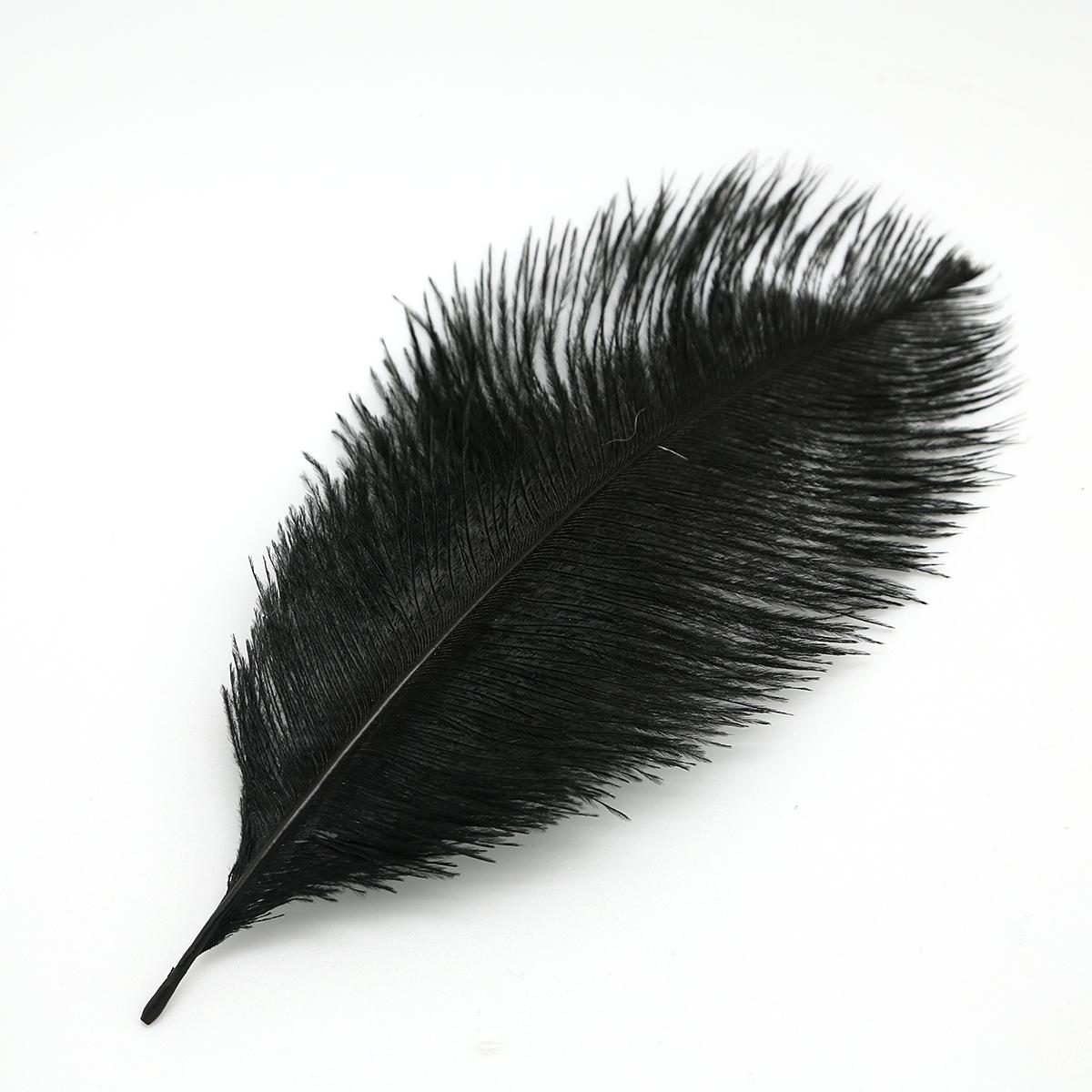 

Красивые страусиные перья для самостоятельного изготовления ювелирных изделий, декора для свадебной вечеринки, аксессуары, свадебное украшение 15-20cm 10pcs чёрный