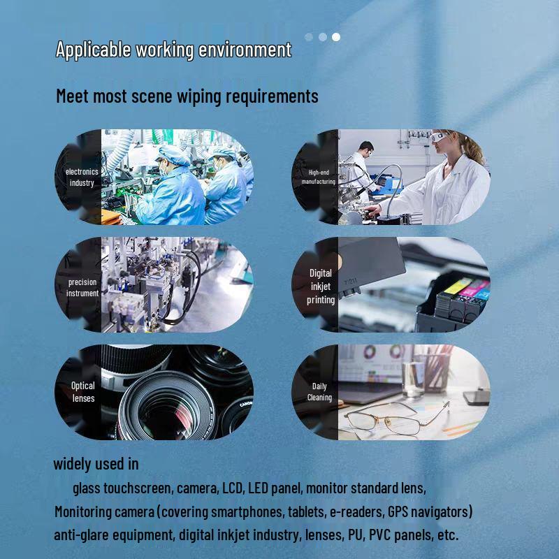 Anti-Static Microfiber Cloth: Dust-Free, Lint-Free, for UV Print Head & LCD Screen Protection