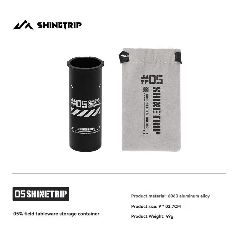ShineTrip 05 Series Outdoor Picnic Cutlery Storage Cylinder Portable Aluminum Alloy Organizer