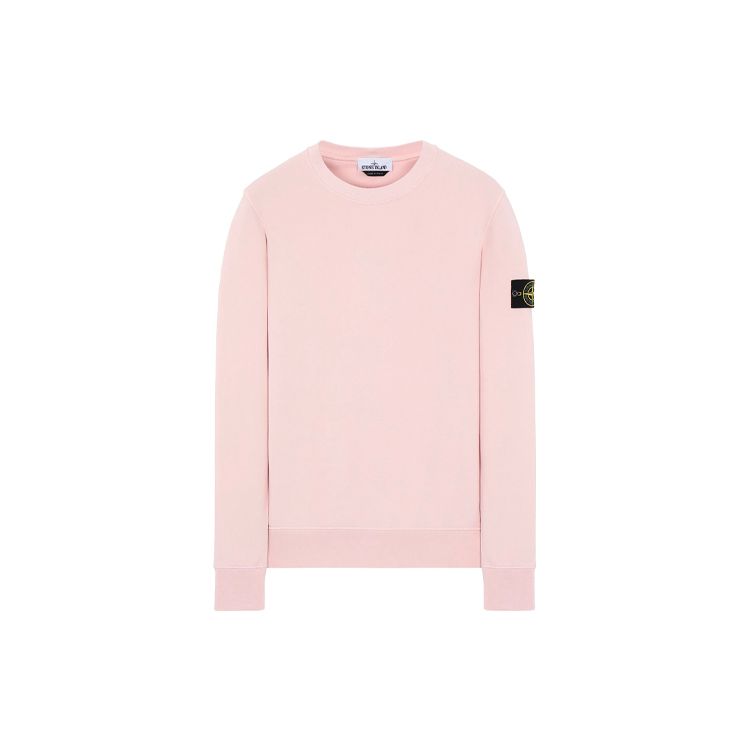 

Stone Island Basic Crewneck Light Pink Men Tops 741563051-V0082 XL