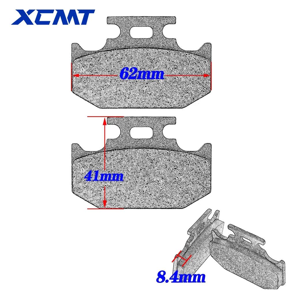 XCMT Motorcycle Motorcycle  Front Rear Brake Pads Kit For YAMAHA TTR250 TTR 250 L M N P R S T V YZ250 YZ 250 WRA A B D E F G H J