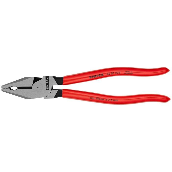 KNIPEX High-Leverage Pliers 0201-225 (Black, 225mm)