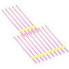 15Pcs Set Mini Winter Ice Fishing Rod Front End Section Pole Tip Fishing Accessories12CM