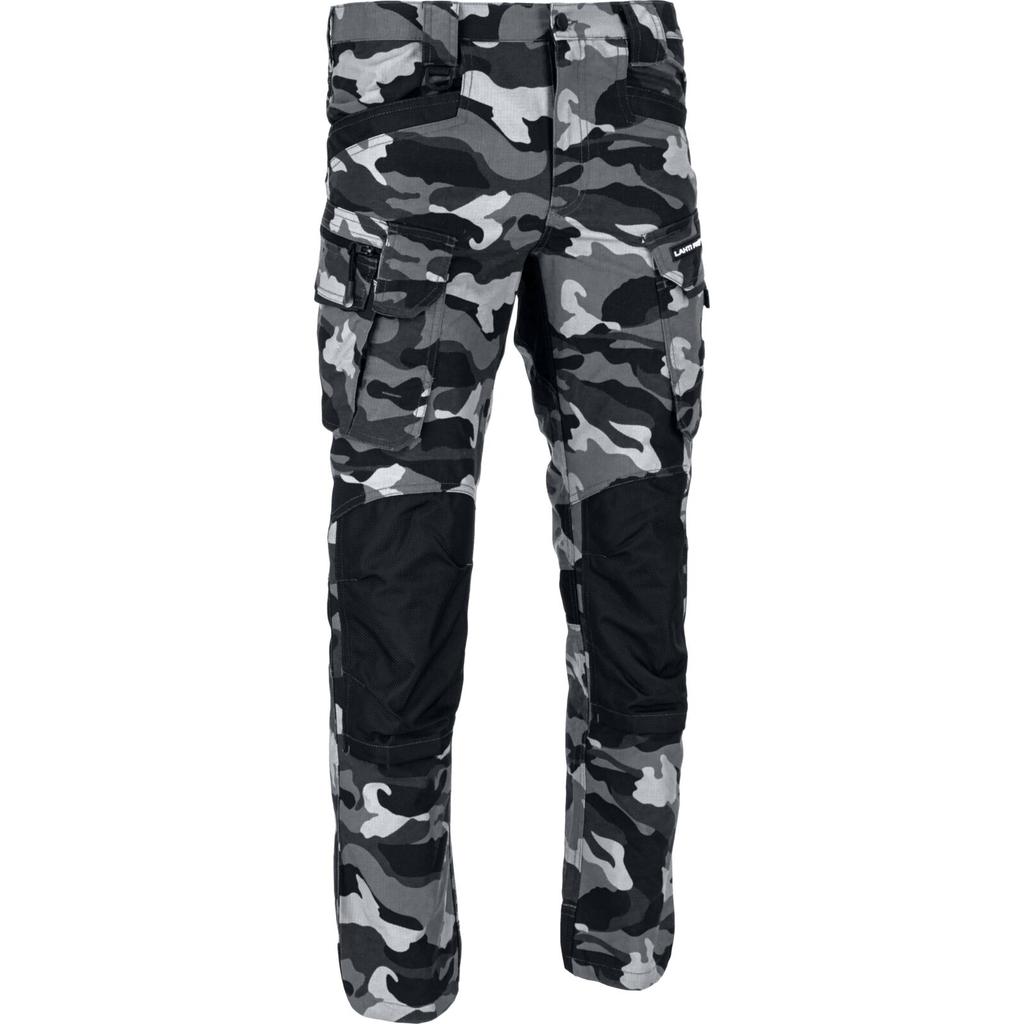 Gray Camouflage Combat Trousers with Reinforcements, "", Ce, Lahti